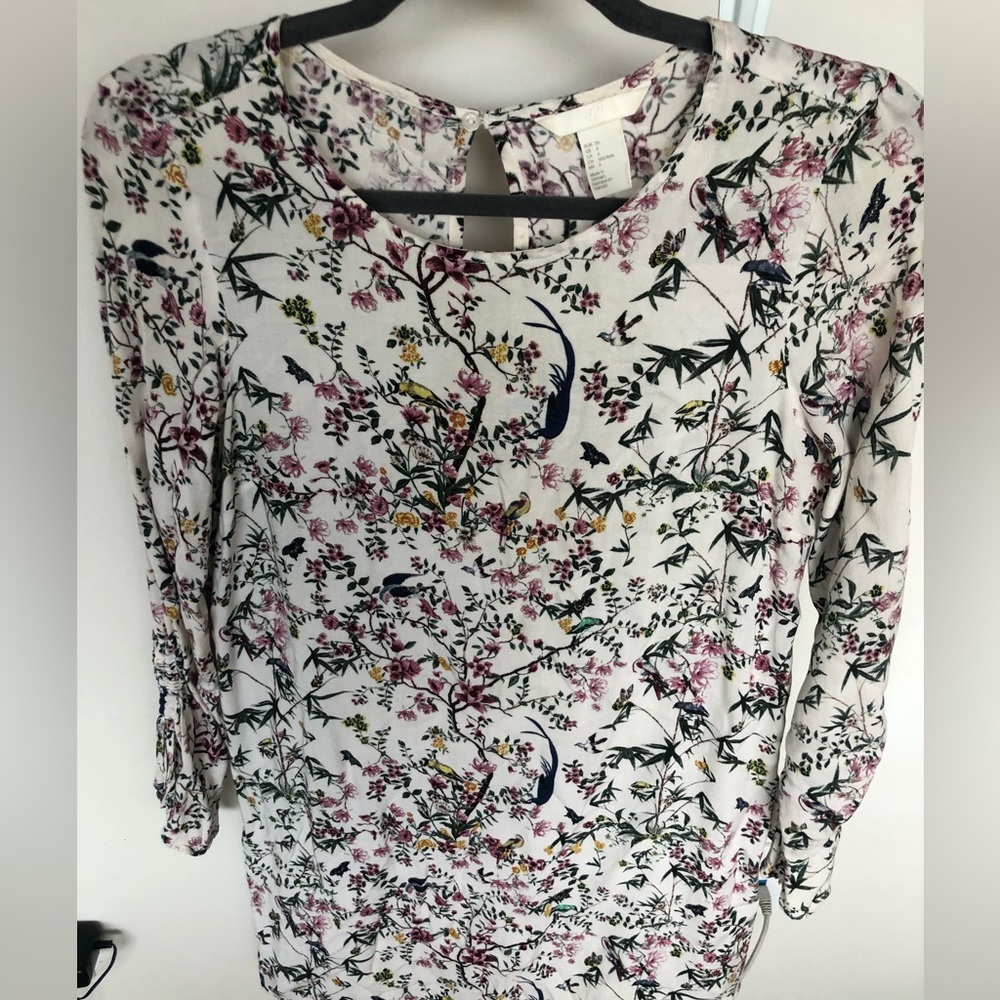 H&M floral slip dress
